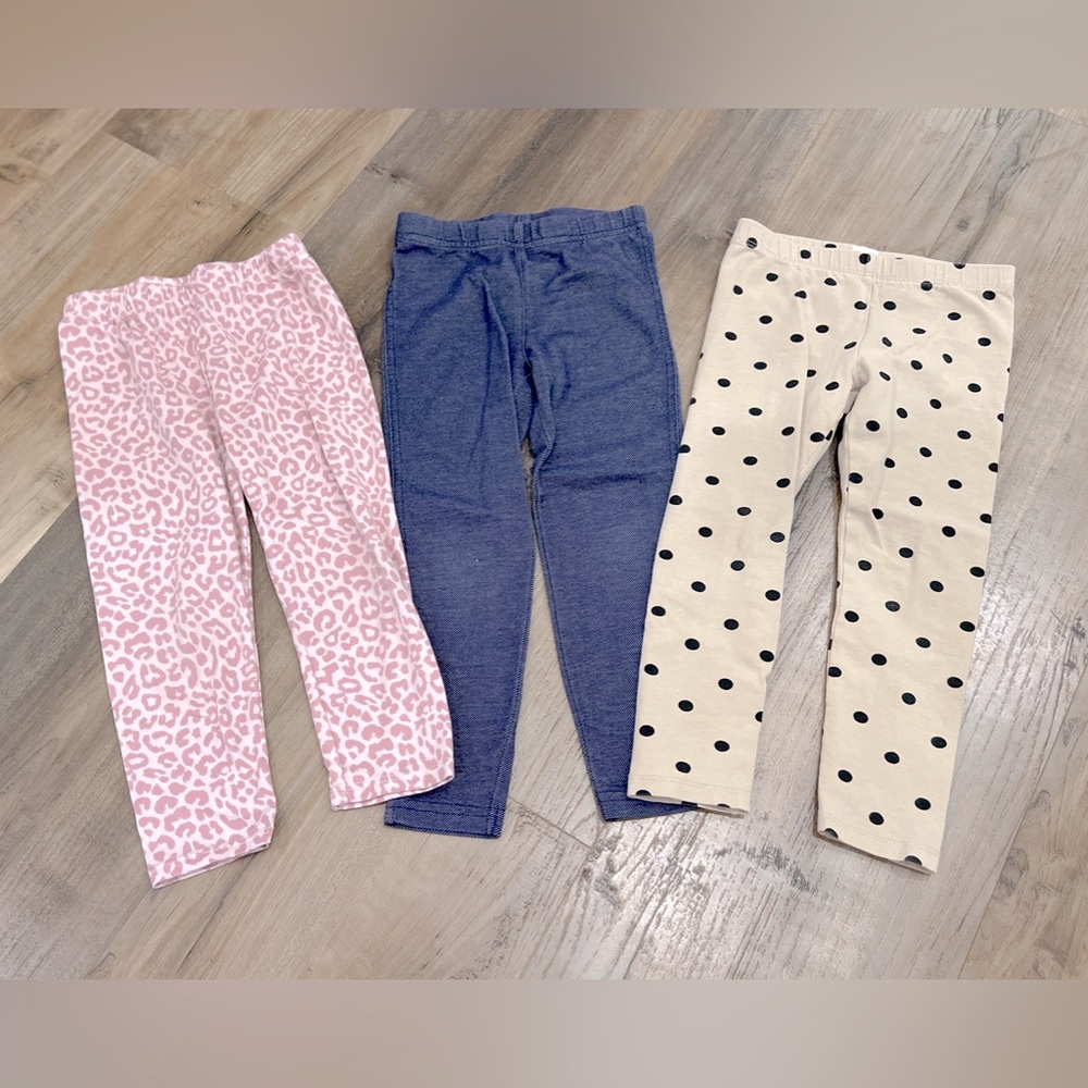 Girls Leggings Bundle Size 4T